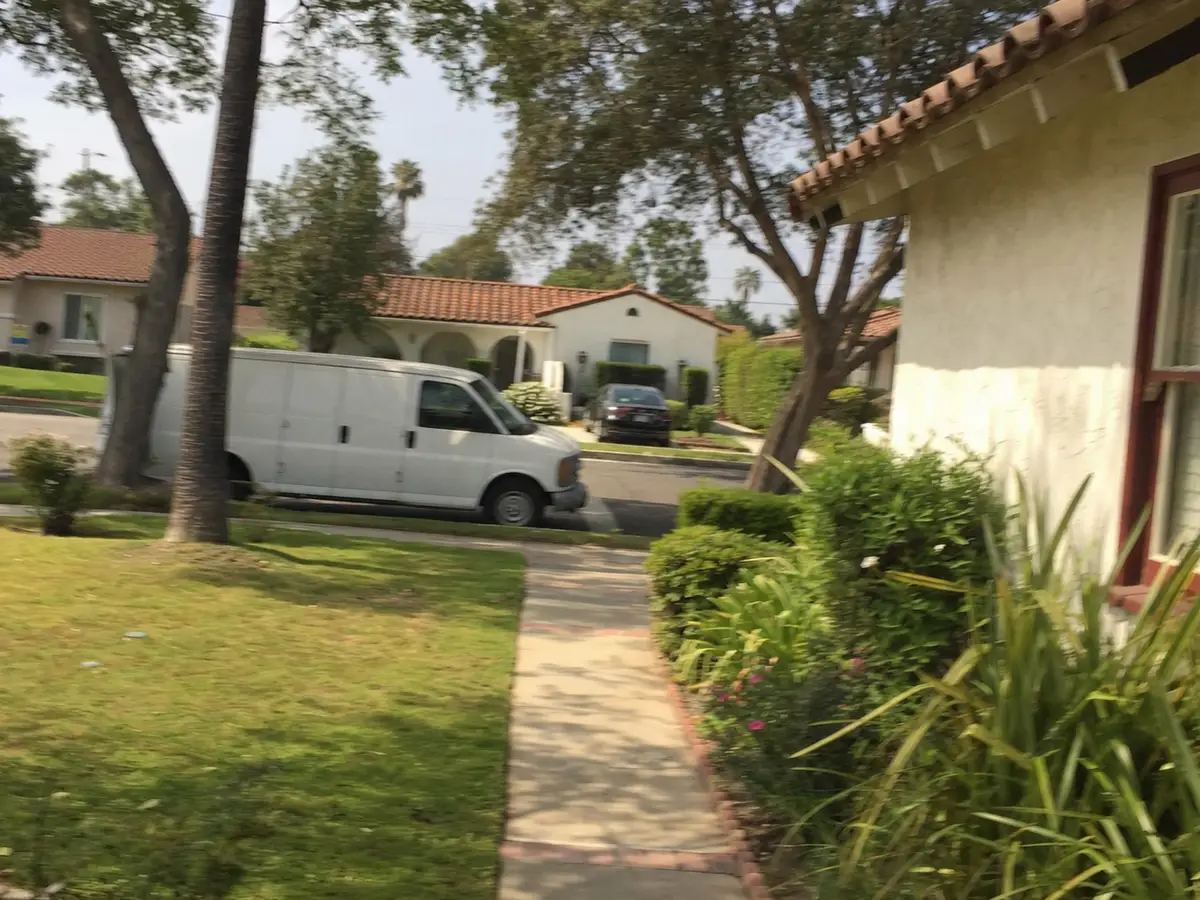 Service van arriving on a Sun Valley, CA street — local same-day coverage